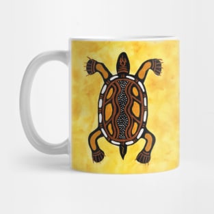 Turtle - Aboriginal Inspired Art Painting Mug